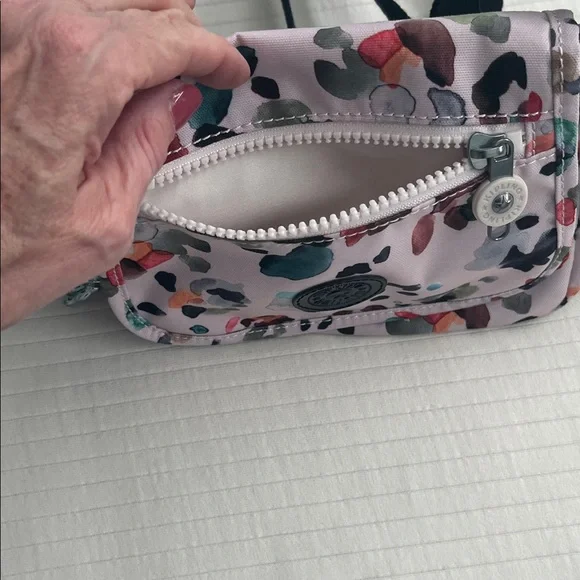 Kipling Colorful Animal Print Crossbody Bag with Black Strap - Picture 6 of 10